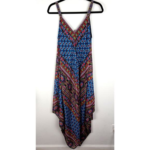 New directions Maxi Sundress XL Bust to 44"Maxi length to 58" Vacation Non Crush - Picture 9 of 9